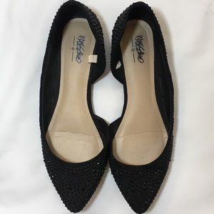 💕Rhinestone Studded Pointed Toe Flats💕